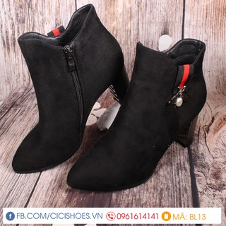 Boots Da Lộn đính ong cực đẹp