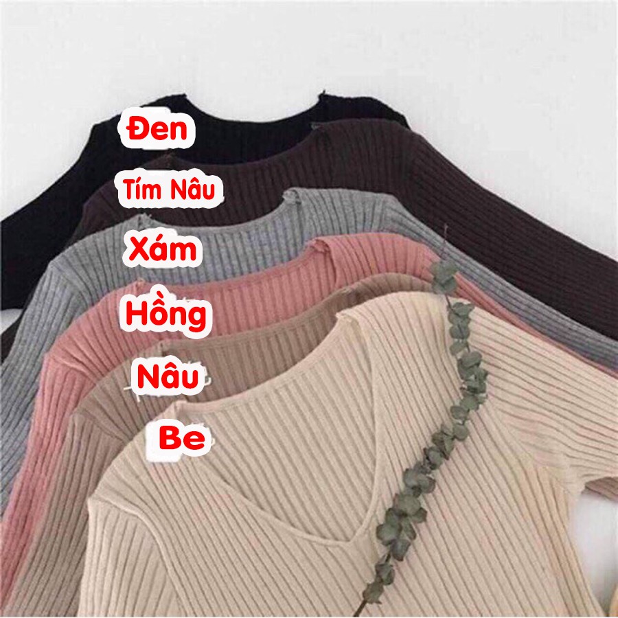 Áo len nữ tăm đũa cổ V thu đông xuân nữ hàng mới siêu xinh , Set đồ nữ (video/ảnh thật) | BigBuy360 - bigbuy360.vn