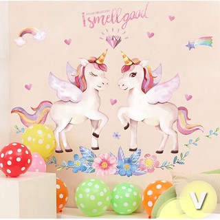 Decal dán tường Unicorn Kỳ lân