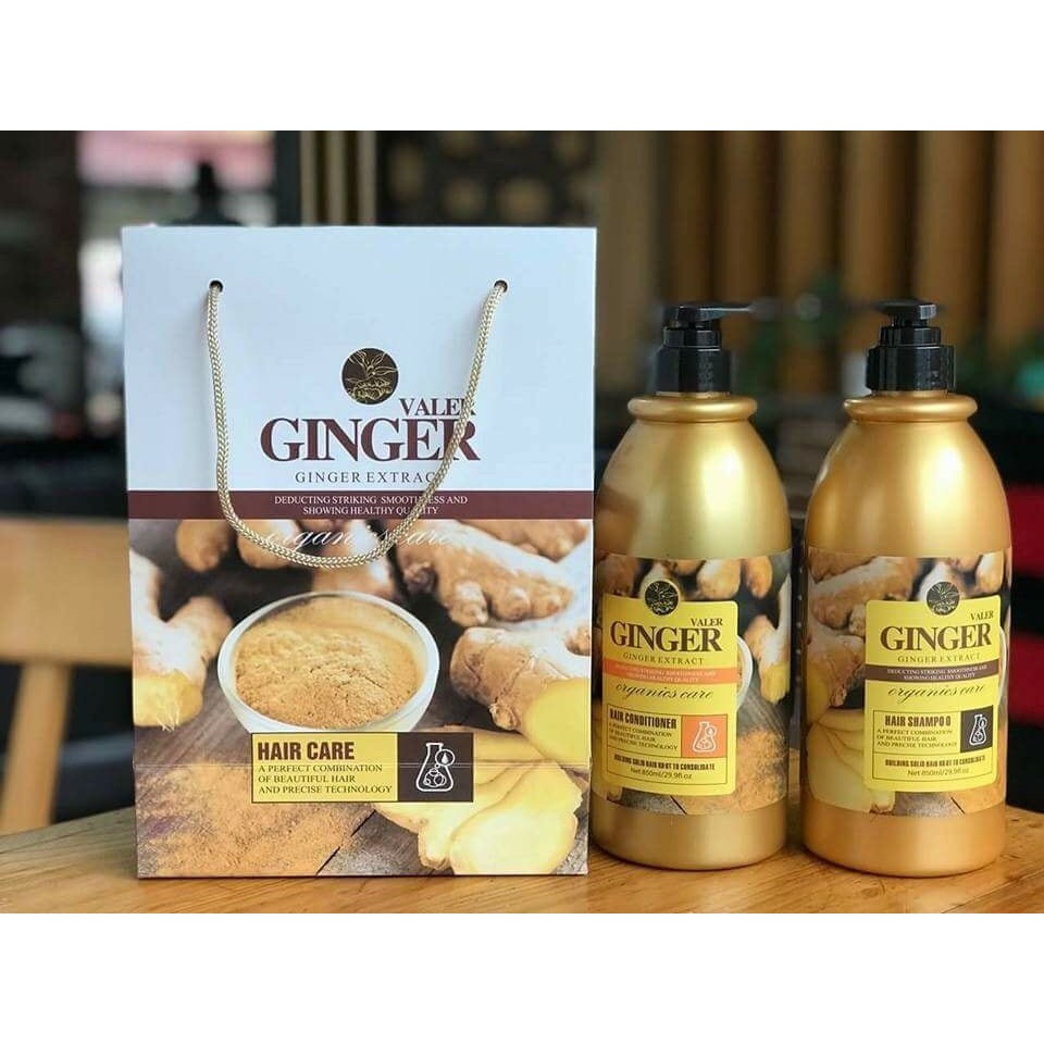 Bộ dầu gội xả Ginger Valer