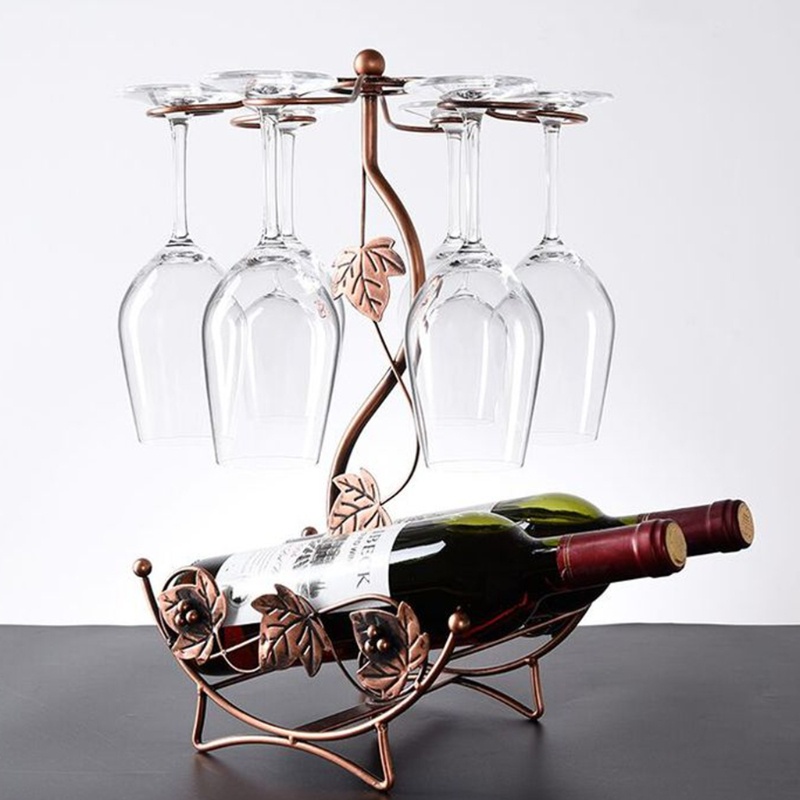 Giá Treo Ly Rượu Vang Bằng Thủy Tinh 21cm Có Thể Tháo Rời Tiện Dụng Kính