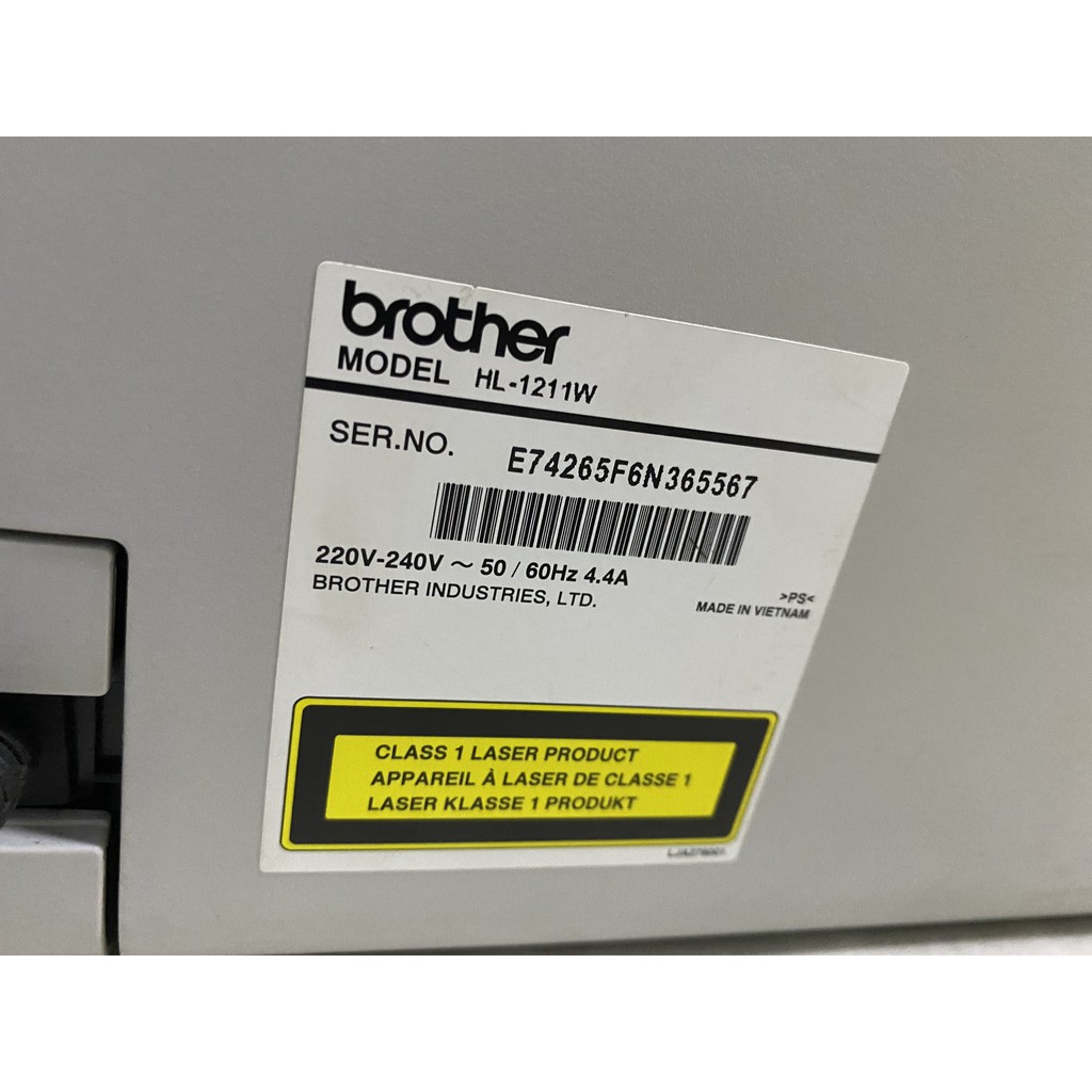 MÁY IN BROTHER 1211W (MỚI 96%) - IN QUA WIFI - IN LASER TRẮNG ĐEN KHỔ A4 - HỘP MỰC MỚI - ĐỦ PHỤ KIỆN - BH 3 THÁNG | BigBuy360 - bigbuy360.vn