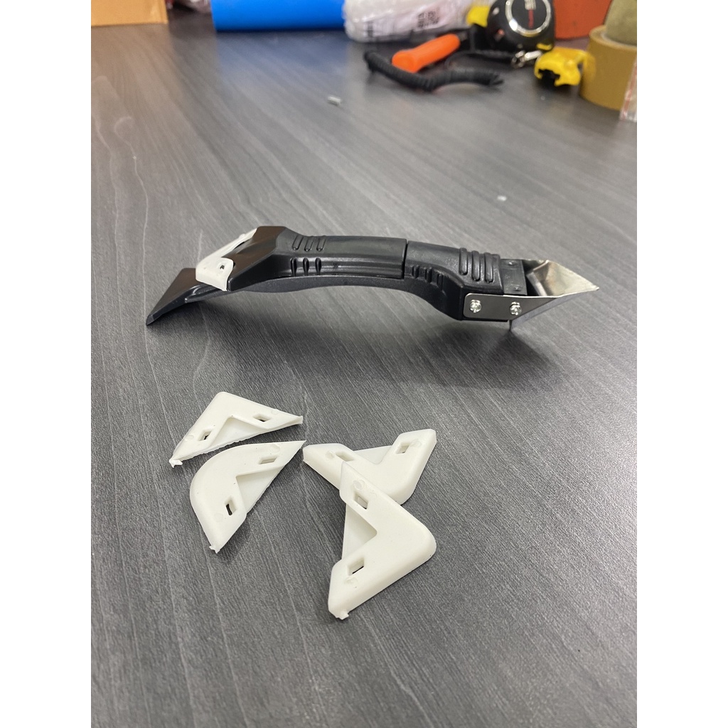 Dụng cụ cạo keo silicon đầu kim loại kèm loại tặng kèm 5 đầu