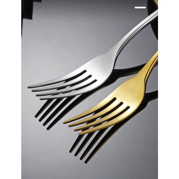 Bộ Dụng Cụ Ăn Bằng Thép Không Gỉ 304 Cao Cấp Phong Cách Châu Âu