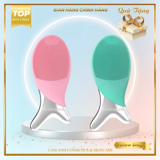 Máy rửa mặt , may rua mat hình con cá wellderma nhỏ gọn , tiện lợi và dễ sử dụng