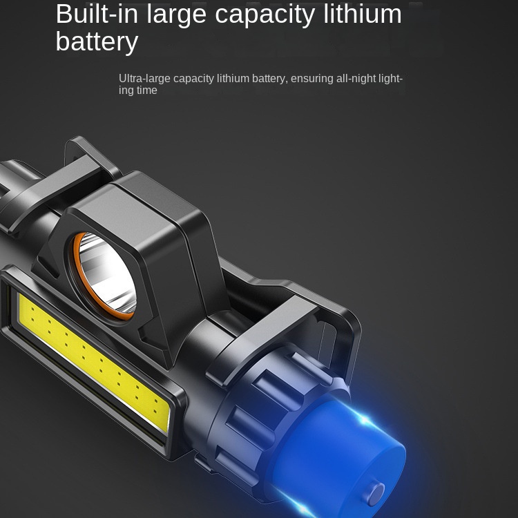 Đèn Pin Sạc Siêu Sáng Gắn Đầu Siêu Sáng Tiện Dụng Cho Câu Cá / Ban Đêm