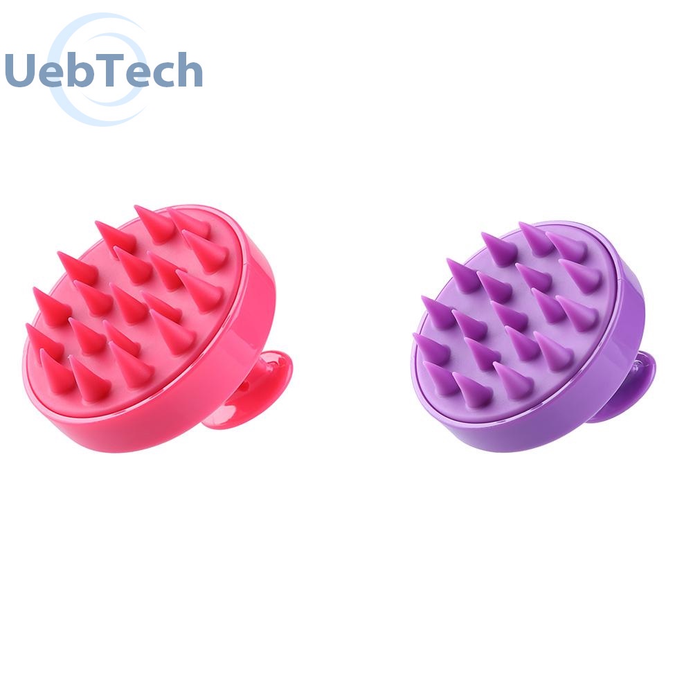 [Hàng mới về] Lược silicon mềm dùng gội đầu mát xa da đầu