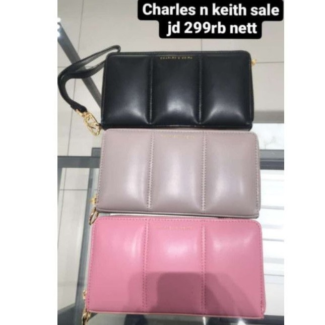 Ví Charles And Keith Chính Hãng Màu Đen Sang Trọng