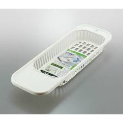 Khay úp cốc, bát đĩa, đồ vật Inomata Nhật Bản nhựa cao cấp PP có tay cầm bê không sợ đổ, có khe thoát nước