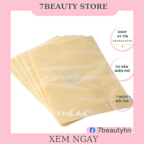 Da Tập A4FREESHIPDa Tập Xăm Hình Và Phun Xăm kích thước 30CM*20CM, dày 0,1CM Silicon
