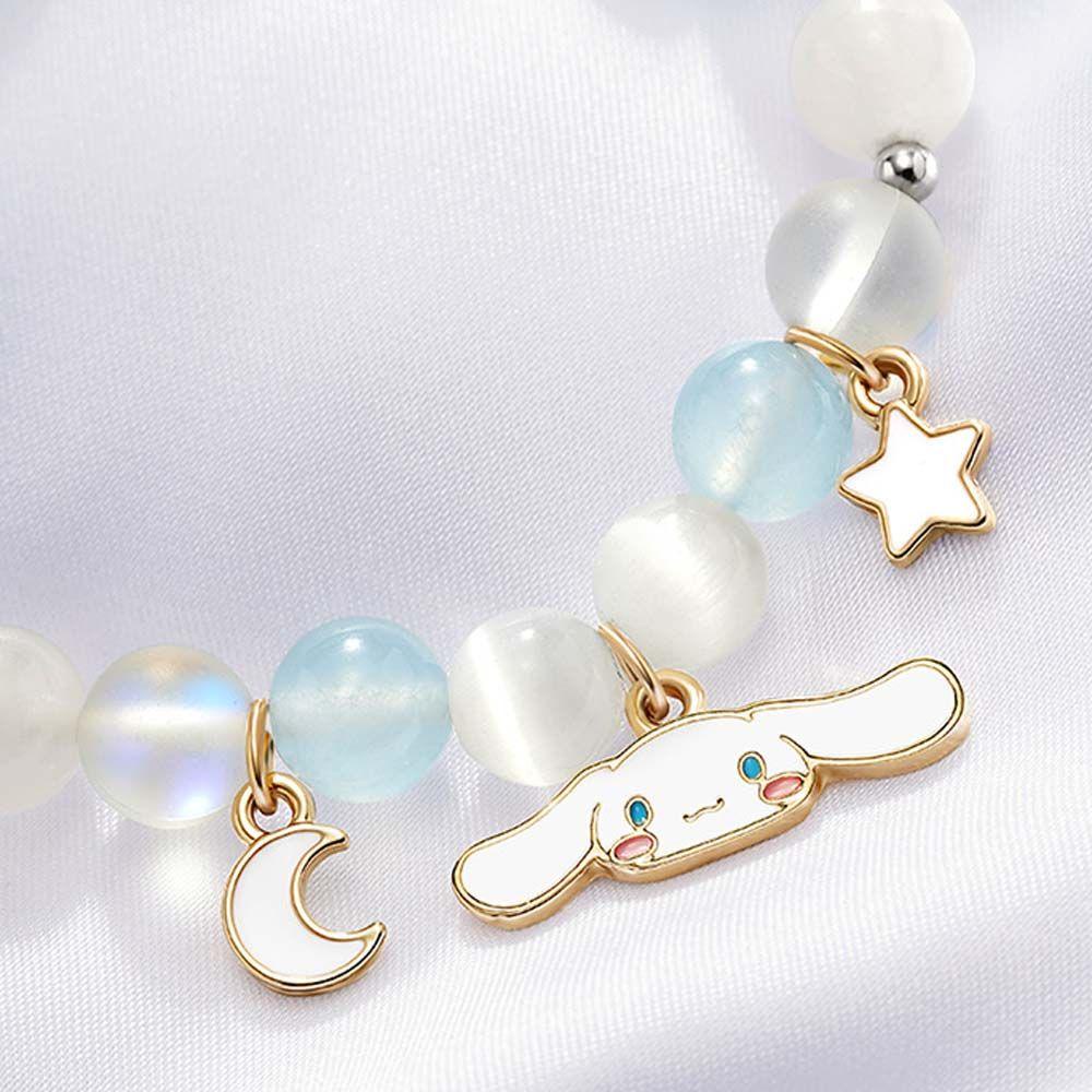 Vòng Tay Dây Co Giãn Mặt Hình Chú Chó Cinnamoroll Đáng Yêu|Vòng Tay Phong Cách Hàn Quốc