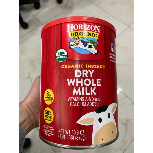 Sữa Tươi Dạng Bột Horizon Organic 870g Mỹ