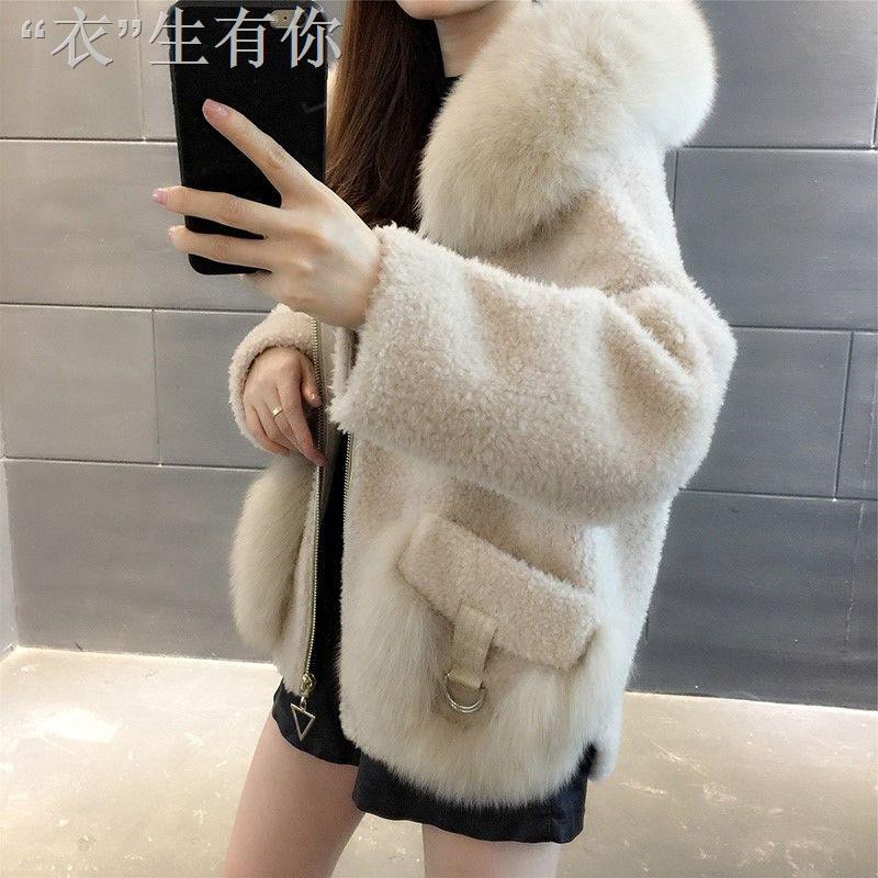 ❐﹍▬9.28▥▤✉Áo Khoác Lông Cừu Có Mũ Trùm Thời Trang Mùa Đông 2020 Dành Cho Nữ | BigBuy360 - bigbuy360.vn