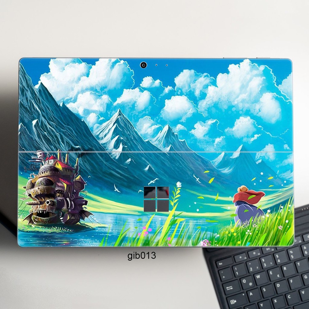 Skin dán hình Ghibli Studio cho Surface Go, Pro 2, Pro 3, Pro 4, Pro 5, Pro 6, Pro 7, Pro X