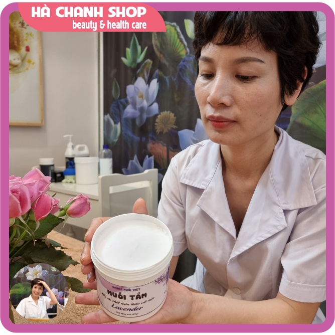 900gr Muối Tắm Tẩy Tế Bào Chết Toàn Thân Lavender Hương Dạng Cát Mịn Muối Tắm Trắng Cá Nhân Spa