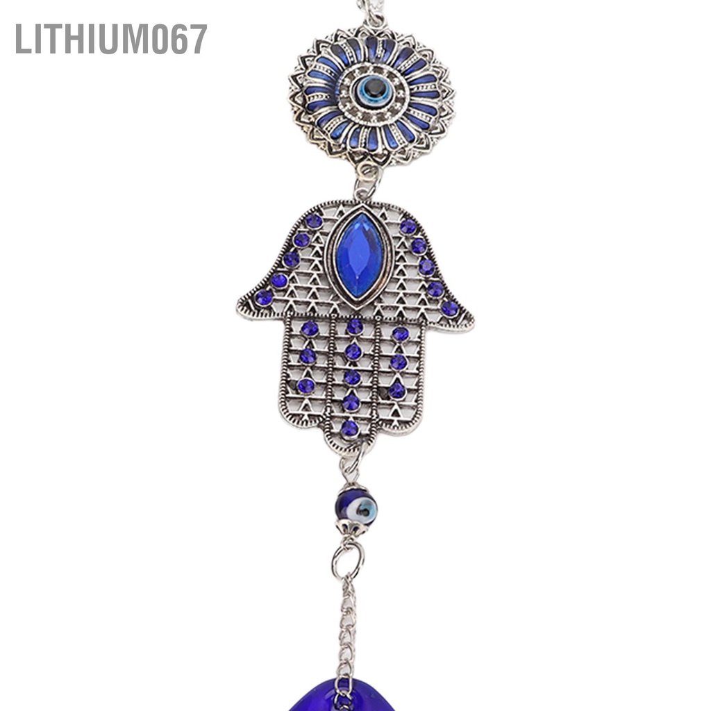 Lithium067 Trang trí mắt xanh Thủy tinh kim loại Thổ Nhĩ Kỳ Tinh tế đẹp thanh lịch quyến rũ treo nhà cho những ngày lễ Giáng sinh