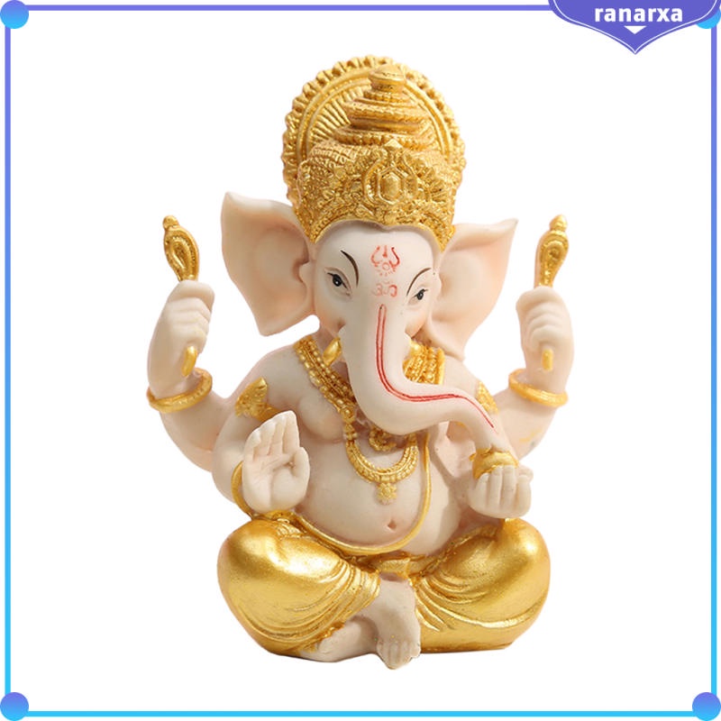 Mô hình tượng thần Ganesha mini dùng cho trang trí nội thất