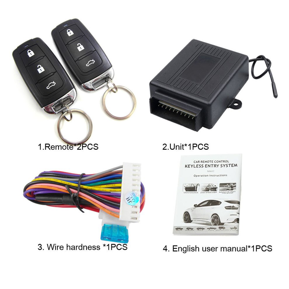 Bộ Khóa Cửa Xe Hơi Không Cần Chìa Điều Khiển Từ Xa 8238 | BigBuy360 - bigbuy360.vn