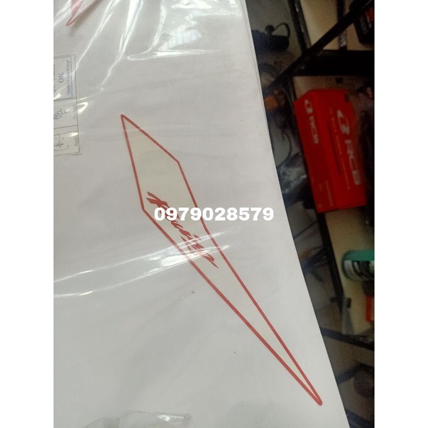 TEM SONIC TRẮNG ĐỎ RACING XÉ LẺ