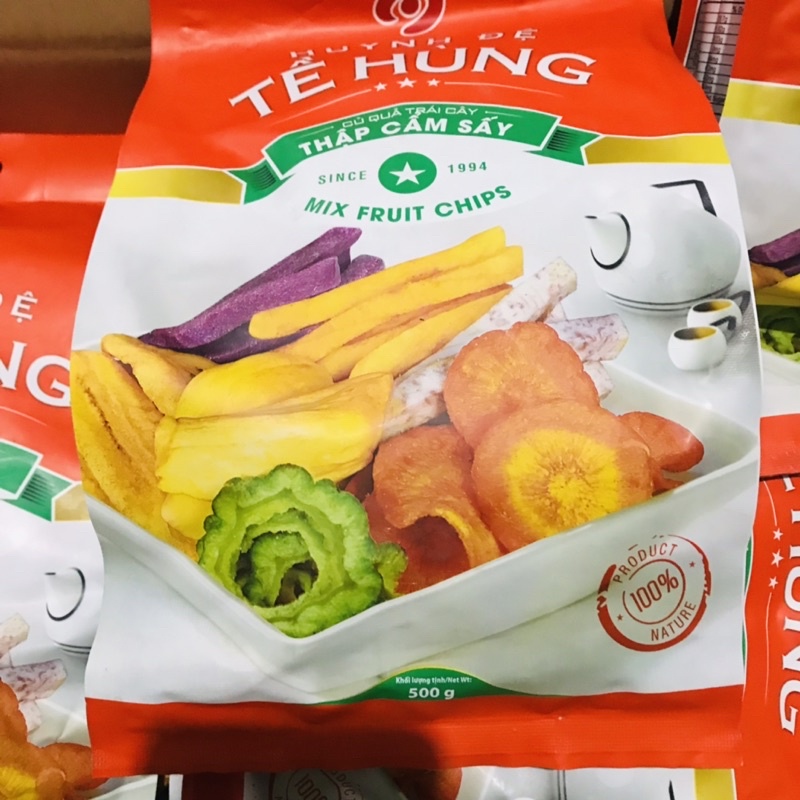 Gói 500G Thập Cẩm Sấy Huynh Đệ Tề Hùng
