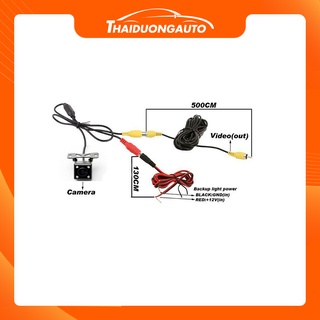 Camera Lùi Chống Nước HD 4 Led (Đen)