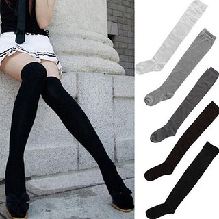 Đôi vớ cotton dài trên đầu gối hợp thời trang xinh xắn dành cho nữ