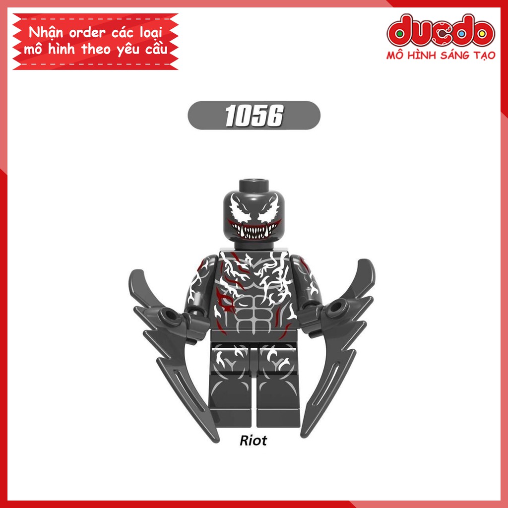 Minifigures quái nhân Venom, Riot, Eddie Brock siêu chất - Đồ chơi Lắp ghép Xếp hình Mini Iron Man Mô hình XINH 0231