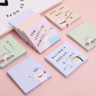 Giấy note ghi nhớ hình động vật bốn mùa