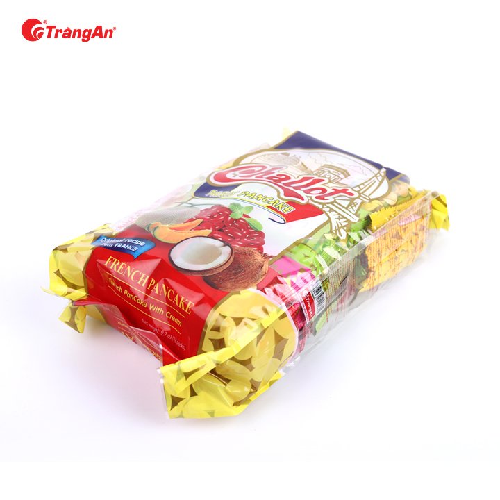 Thùng 20 gói bánh Pháp Challot hỗn hợp 275g giòn xốp, vị trái cây