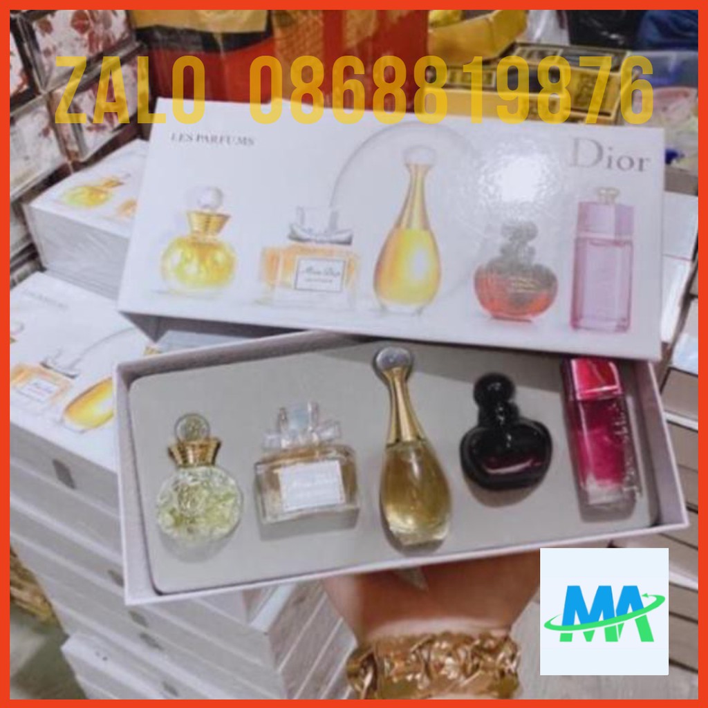 SET NƯỚC HOA 5 CHAI CAO CẤP - Rẻ Vô Địch0