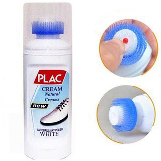 Dung dịch tẩy trắng giày dép túi xách kèm đầu cọ cao cấp PLAC Cream (75ml)