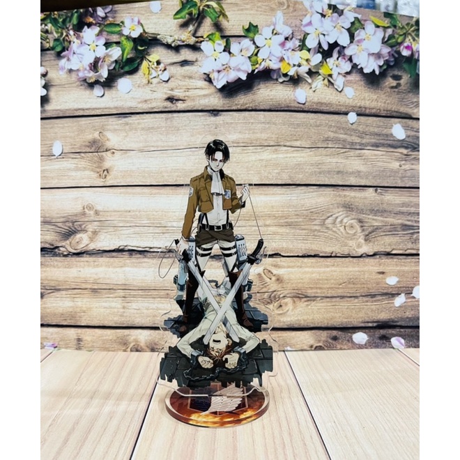 standee để bàn attack on titan size to mica trong/tượng mô hình anime attack on titan