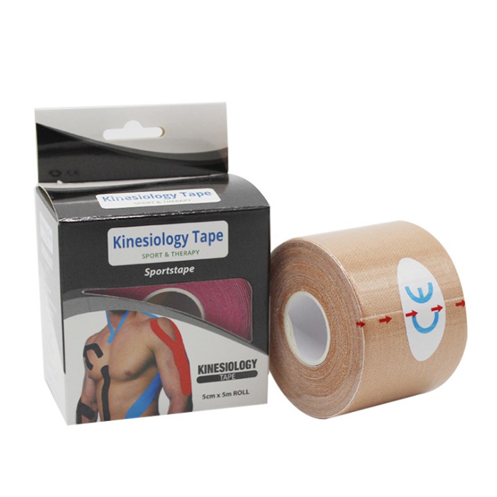 Băng nhiệt dán cơ thể thao kinesiology KT5 (Hộp 2 cuộn)