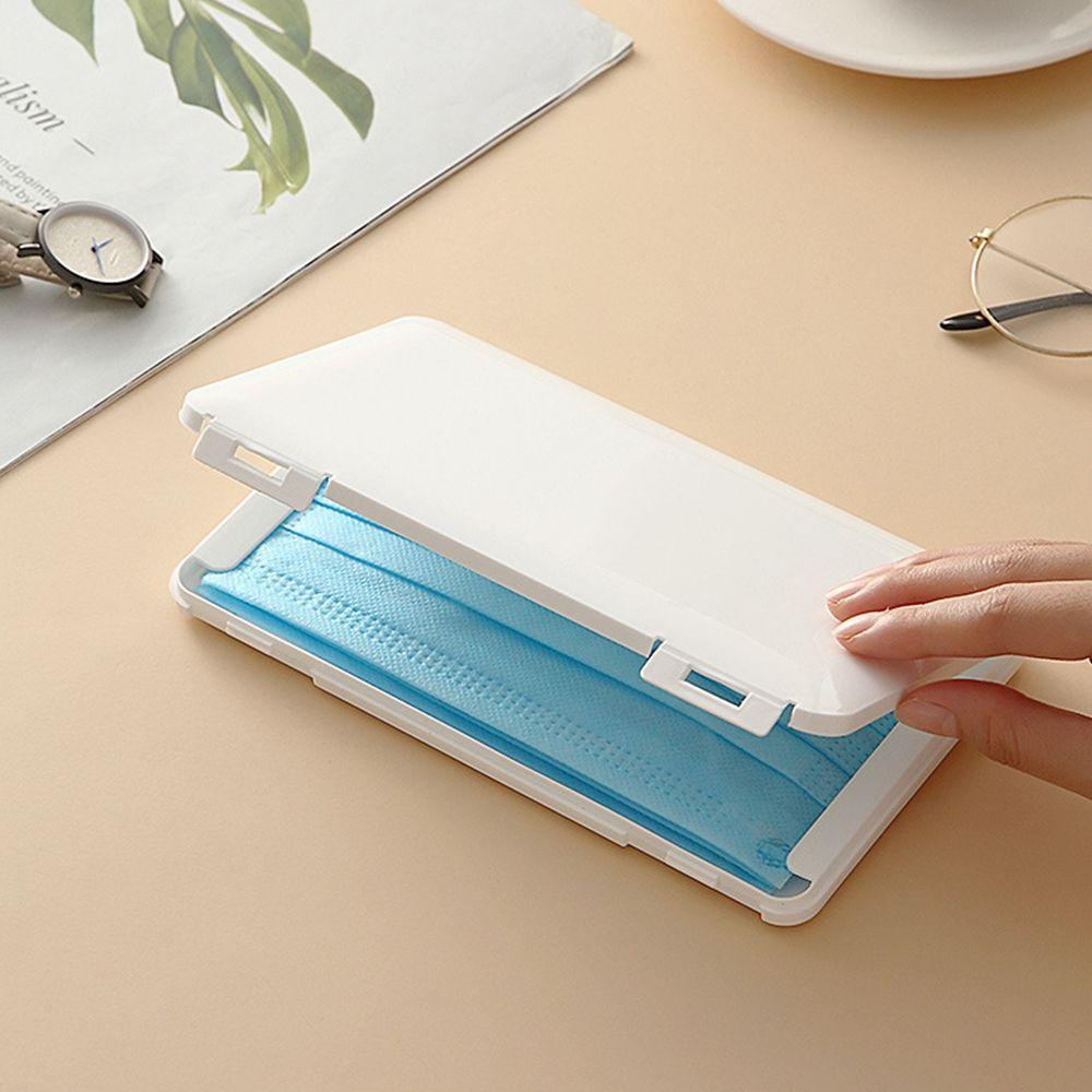 Hộp Nhựa Hình Chữ Nhật Đựng Khẩu Trang Chống Bụi Dùng Một Lần Tiện Lợi Khi Đi Du Lịch Ốp