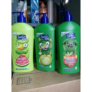 SỮA TẮM GỘI XÃ 3IN1-2IN1 SUAVE KID 532ML CHAI VÒI NHÍ