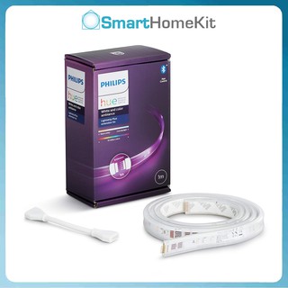 Combo đèn LED dây Philips Hue Lightstrip Base Pack (2m) + đèn mở rộng Extension (1m)