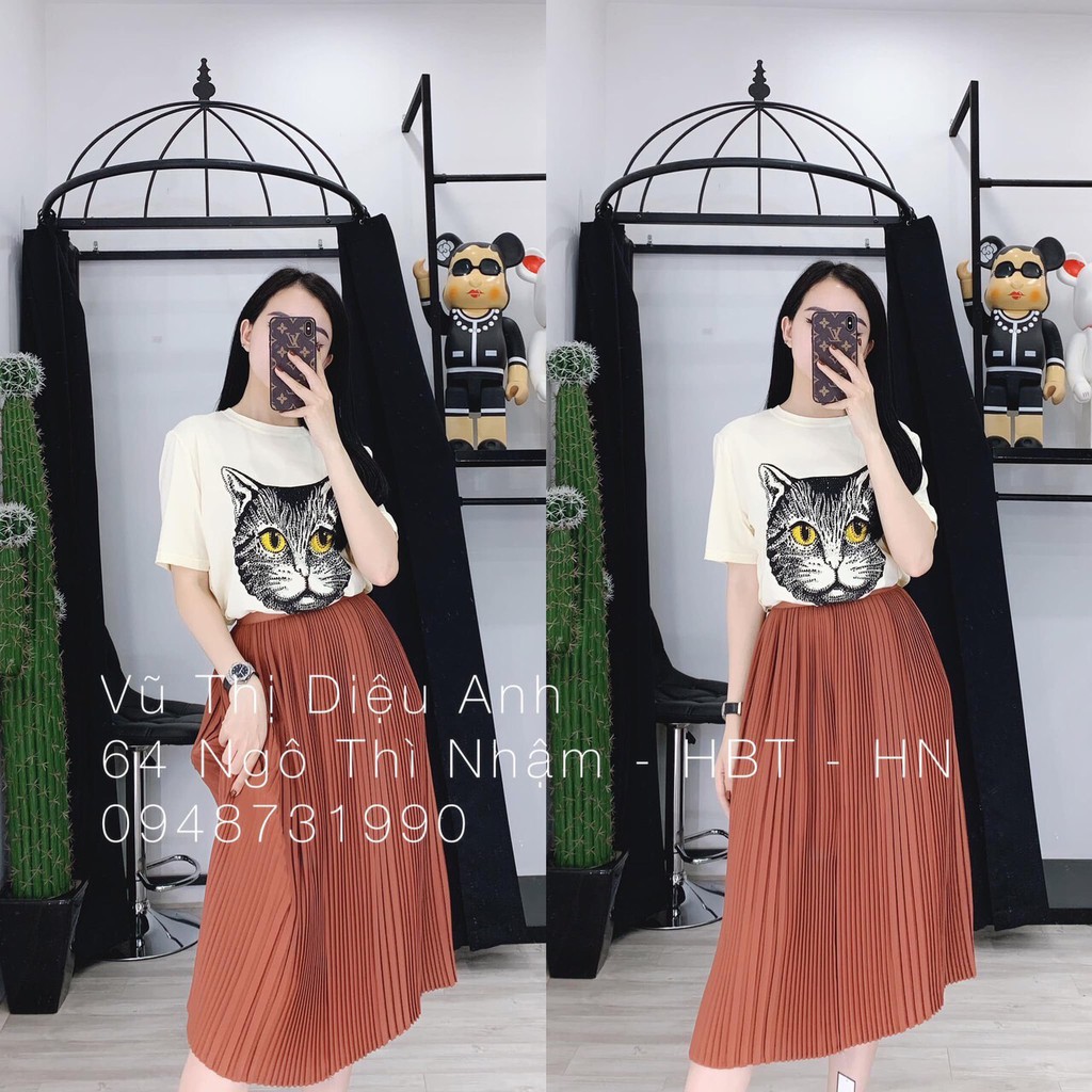 chân váy xếp ly dài trơn💖FREESHIP💖chân váy dài TOANCHI2213