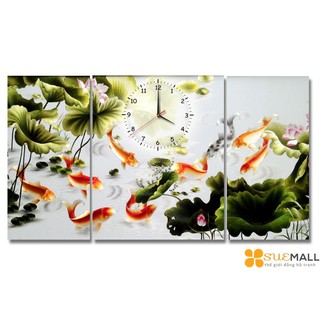 Tranh đồng hồ Suemall Niên Niên Hữu Dư PT161001