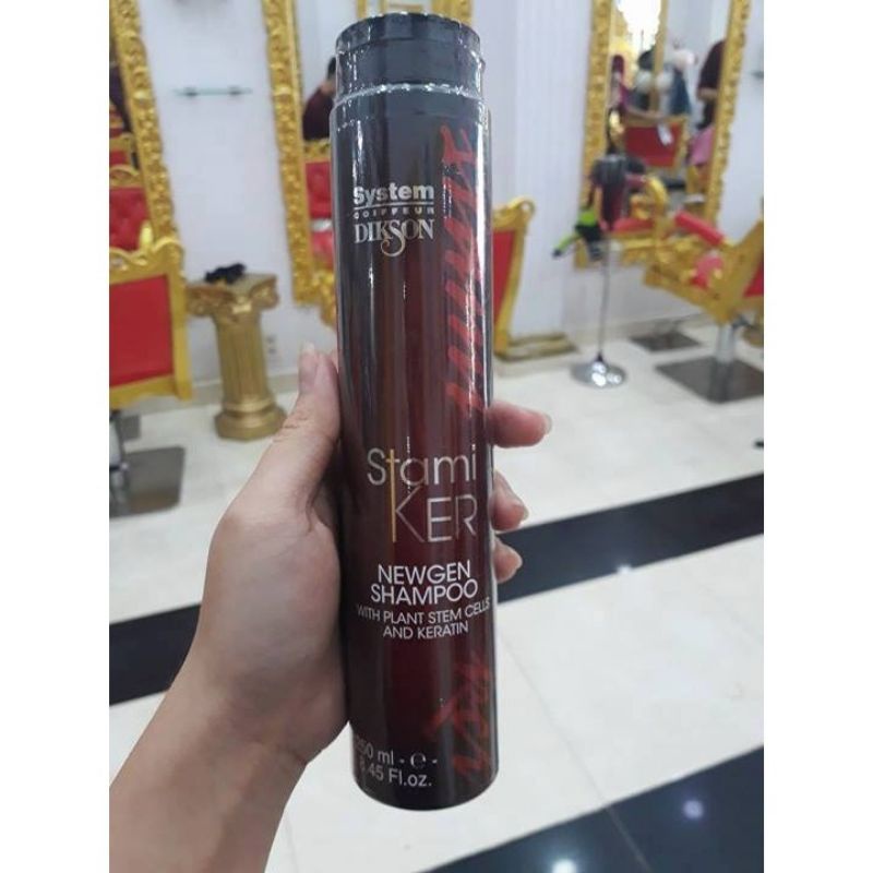 Dầu gội stamiker newgen Dikson cân bằng chất nhờn da đầu dành cho tóc gàu và chống rụng tóc 250ml