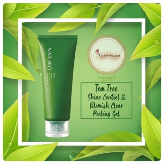 [Tuby House] Gel Tẩy Tế Bào Chết Chiết Xuất Tràm Trà Naruko Tea Tree Shine Control and Blemish Clear Peeling Gel 120g