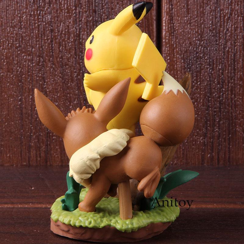 Mô hình nhân vật Pokemon vs Eevee đồ chơi