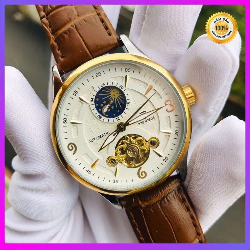 ĐỒNG HỒ NAM AUTOMATIC TEVISE SANG TRỌNG, ĐẲNG CẤP FULLBOX