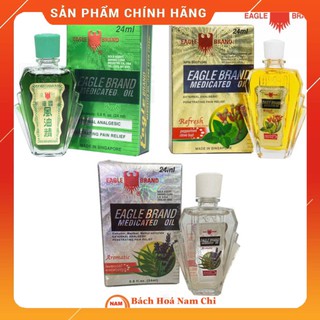 Dầu Con Ó Mỹ Chai 24ml Đủ 3 Màu Xanh - Trắng - Vàng Hàng nhập mỹ 2 nắp