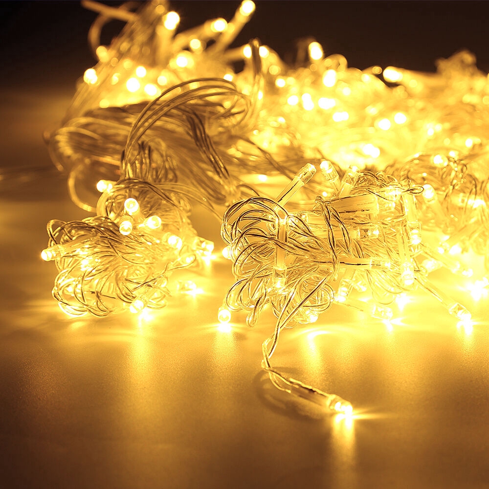 Dây Đèn LED Trang Trí Rèm Cửa 20 Bóng 3M