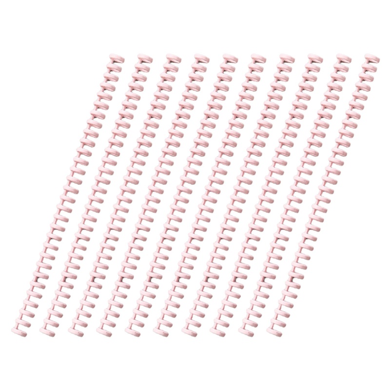 Bộ 10 kẹp giấy 30 lỗ khổ A4 tiện lợi dùng cho sổ tay lưu niệm