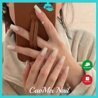 Nailbox Thiết Kế Sơn Gel Trơn Siêu Bền Màu Nước Gạo NB110 Móng Úp Cao Cấp Đơn Giản