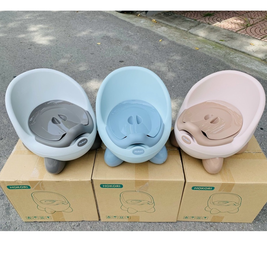 Bô gấu cho bé đi vệ sinh Hokori - hàng Việt Nhật cao cấp