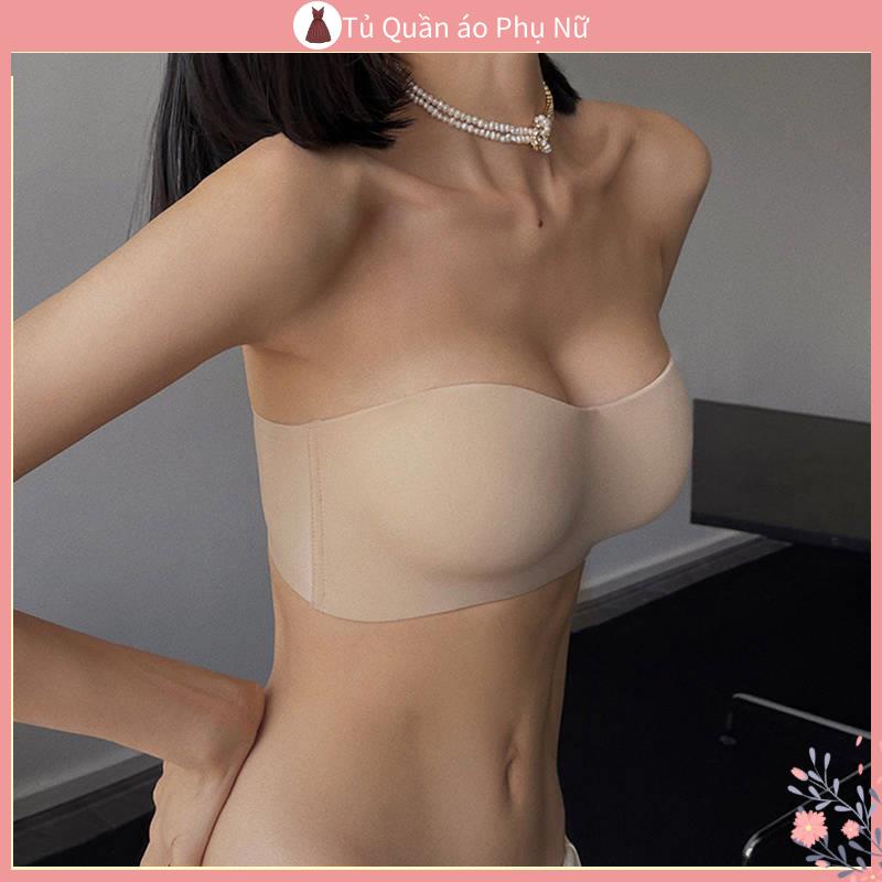 Gile len n > Áo Lót Không Dây Mỏng Không Đường May Chống Trượt Loại Nhỏ Ôm Ngực Nhỏ Cho Nữ qu gotn l > Kh Ng vi gotn Fenshiqi