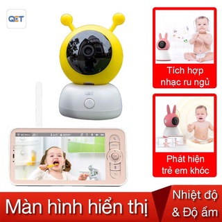 Camera ip baby monitor QCT 1080p kèm 1 màn hình kế thumbnail