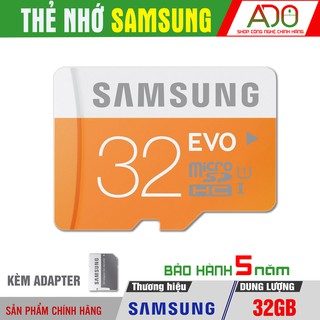 [CHÍNH HÃNG] - Thẻ nhớ Samsung 32GB - Class10 - MicoroSD SAMSUNG EVO PLUS 32GB - Bảo hành 5 năm - Kèm Adapter